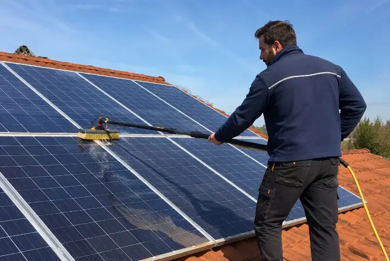 Nettoyage et entretien de panneaux solaires à Ghyvelde