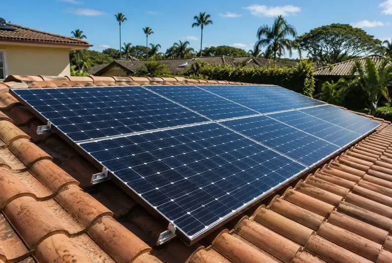 Installation de panneaux solaires à Ghyvelde